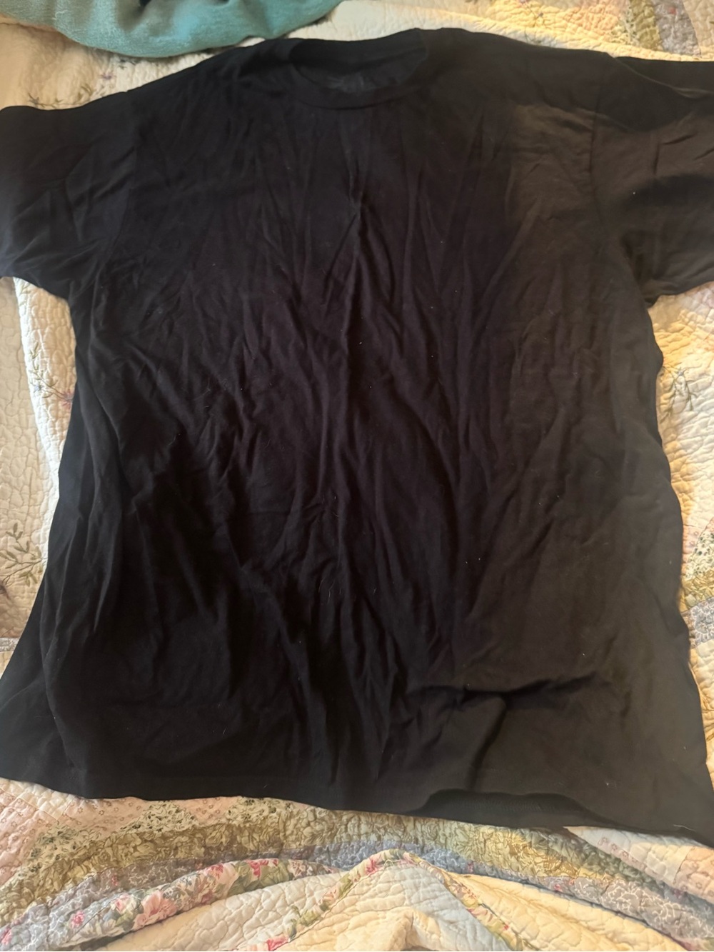 George Black Short Sleeve Crew Neck Tee